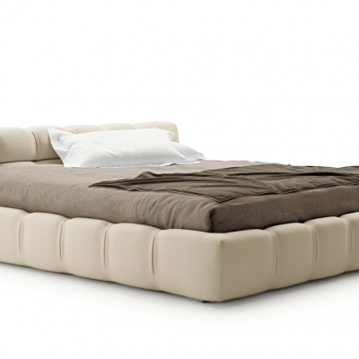 Modern Bedroom Furniture Leather Double Bed king Size Tufty Soft Bed